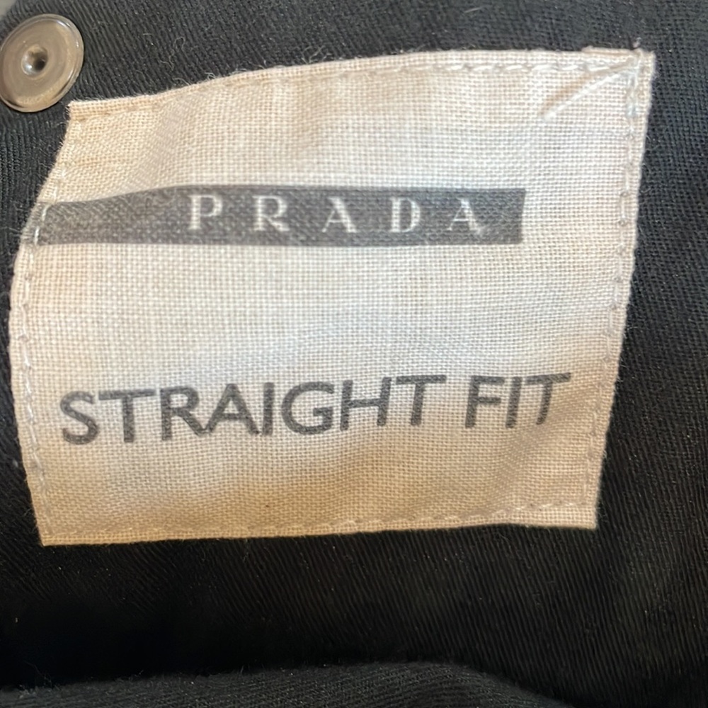 Prada straight fit corduroy pants